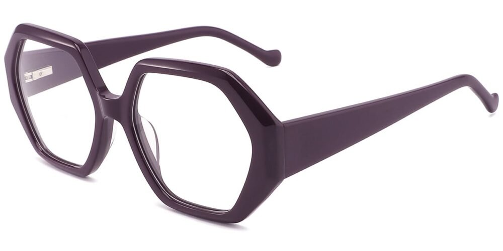 Monture Géométrique en Acétate – LV-1008