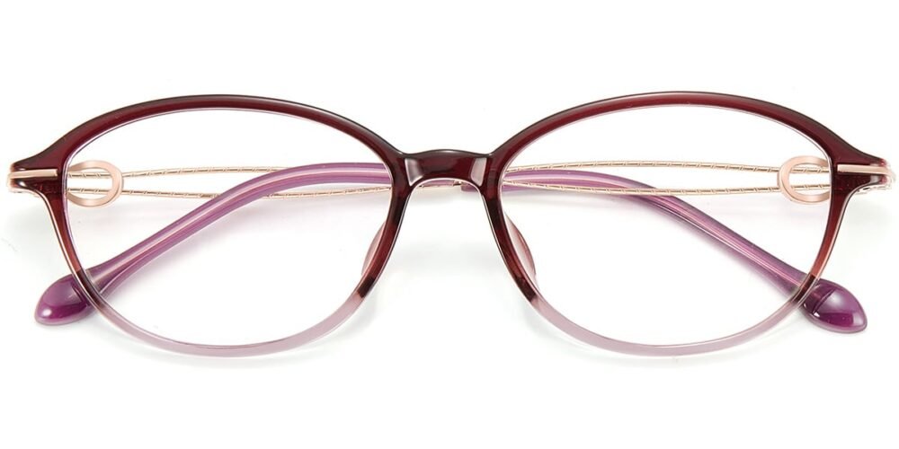 Monture Browline en Titane & Acétate – LV-1659
