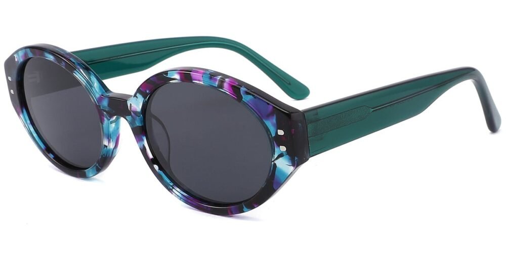 Lunettes de soleil Géométriques en Acétate – LS-1011