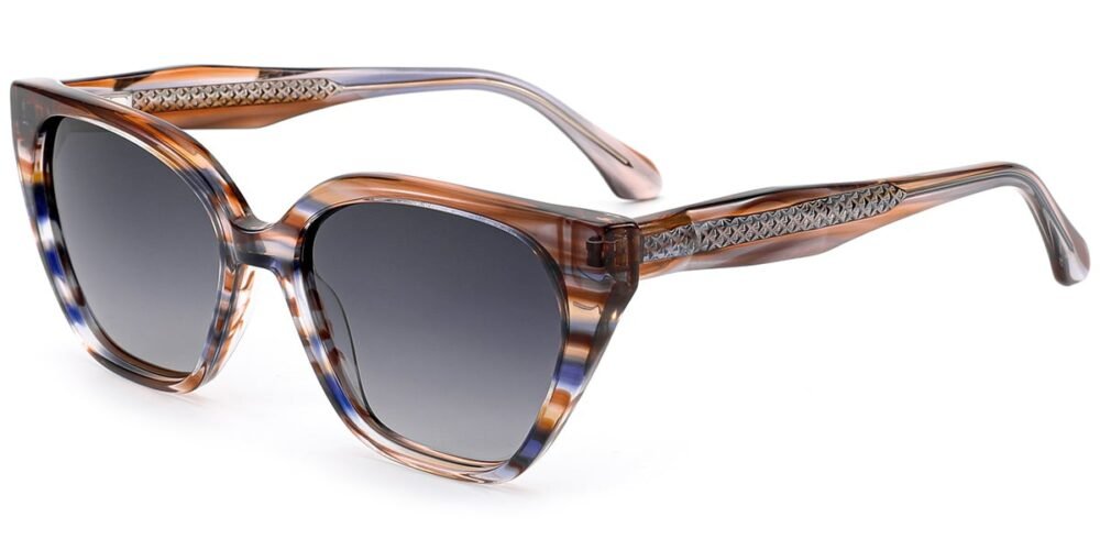 Lunettes de soleil Carrées en Acétate – LS-1015