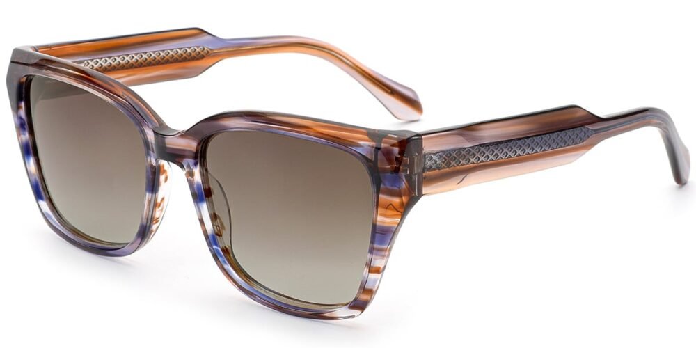 Lunettes de soleil Carrées en Acétate – LS-1038