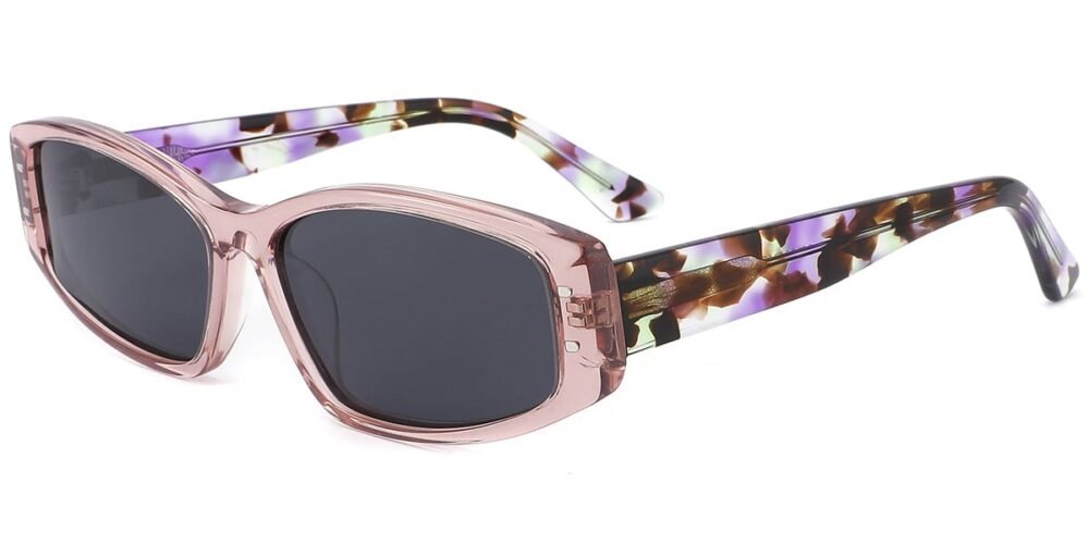 Lunettes de soleil Rectangulaires en Acétate – LS-1071
