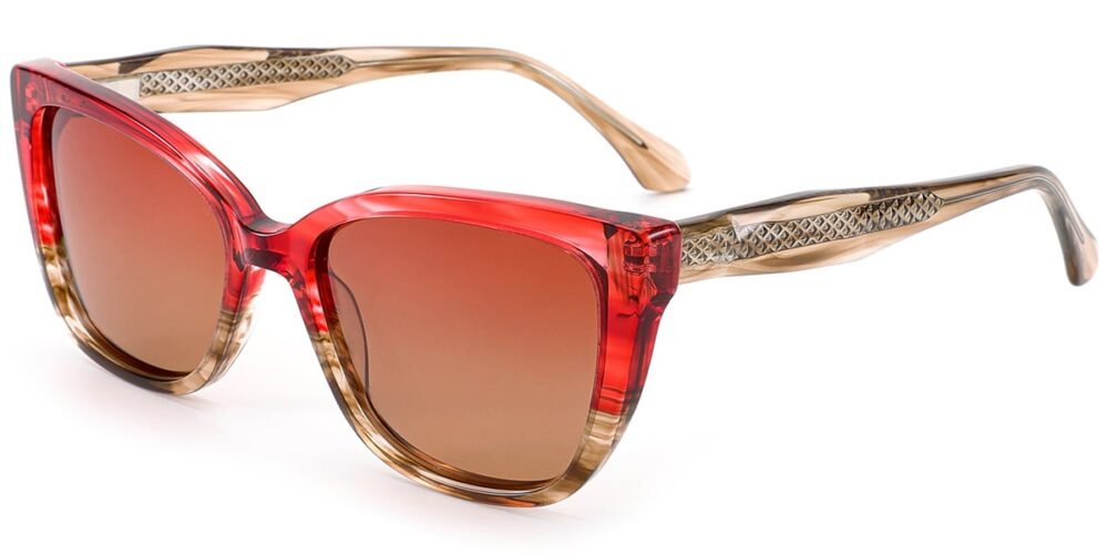 Lunettes de soleil Carrées en Acétate – LS-1072