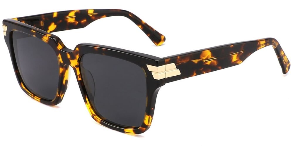 Lunettes de soleil Carrées en Acétate – LS-1097