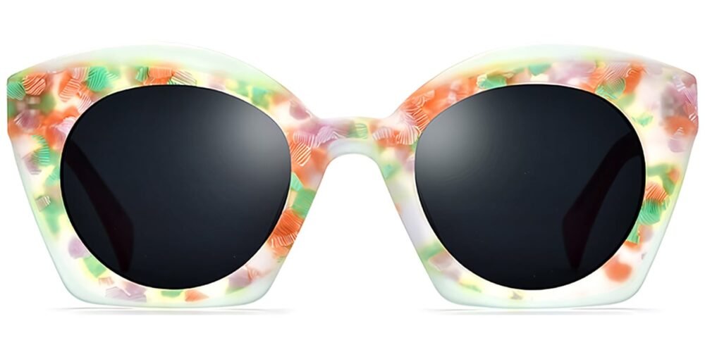 Lunettes de soleil Œil-de-chat en Acétate – LS-1127