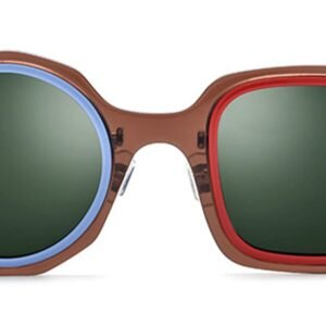 Lunettes de soleil Carrées Rondes en Acétate – LS-1186