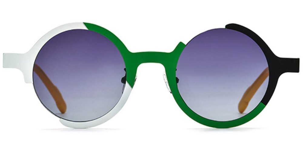 Lunettes de soleil Rondes en Titane – LS-1187