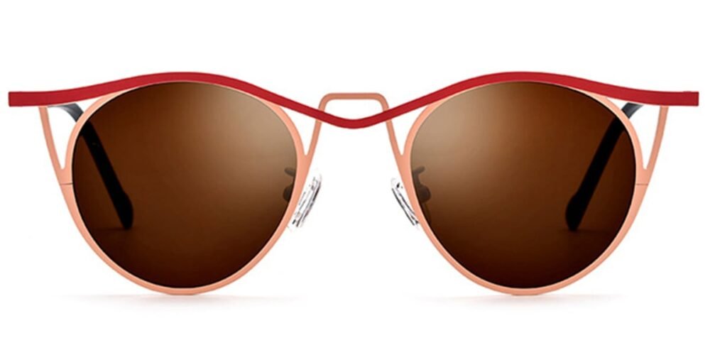 Lunettes de soleil Œil-de-chat en Titane – LS-1238