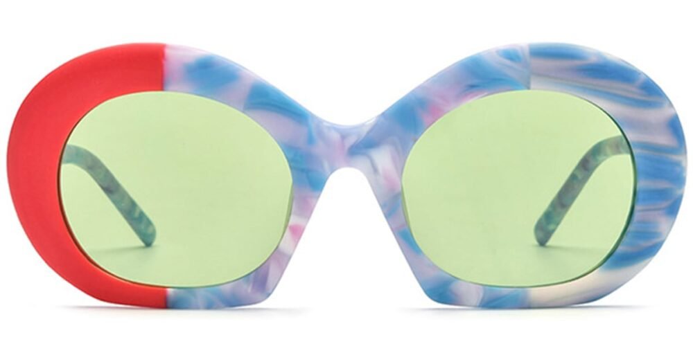 Lunettes de soleil Rondes en Acétate – LS-1258