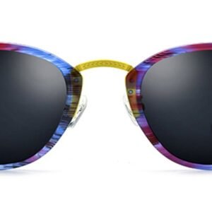 Lunettes de soleil Ovales en Titane & Acétate – LS-1263