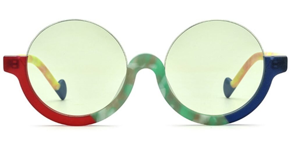 Lunettes de soleil Rondes en Acétate – LS-1279