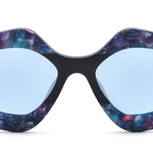 Lunettes de soleil Géométriques en Titane – LS-1294