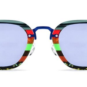 Lunettes de soleil Carrées en Titane & Acétate – LS-1319