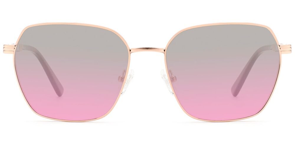 Lunettes de soleil Carrées en Métal – LS-1378
