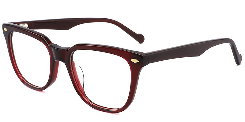 Monture Ovale en Titane & Acétate – LV-1142