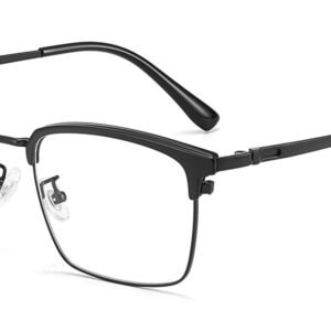 Monture Browline en Titane & Acétate – LV-1660